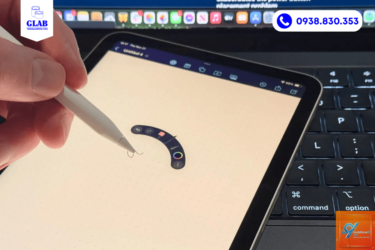 Apple Pencil bị lag khi viết - Hình 2