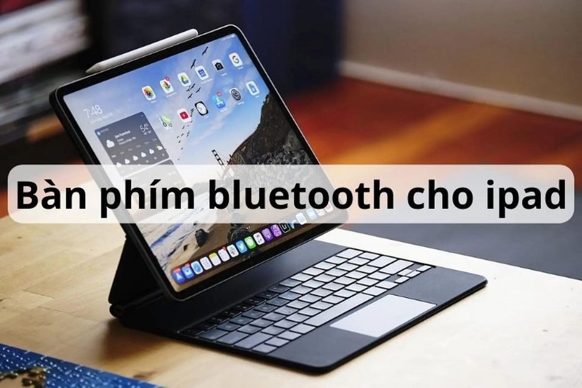 Bàn phím Bluetooth cho iPad - Hình 5
