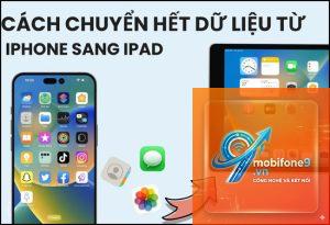 Cách chuyển dữ liệu sang iPad