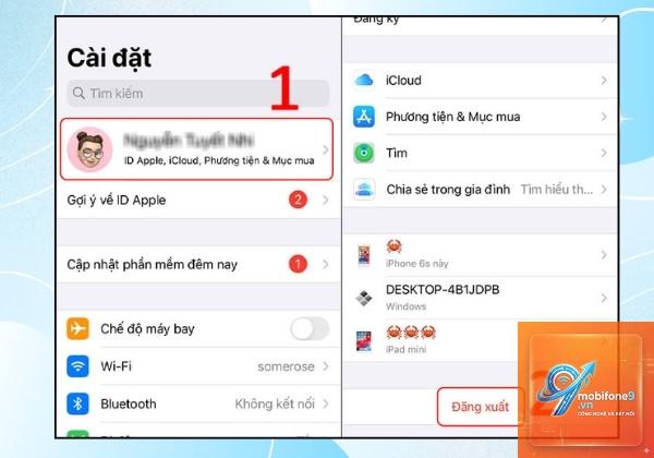 Cách đổi Apple ID trên iPad - Hình 2