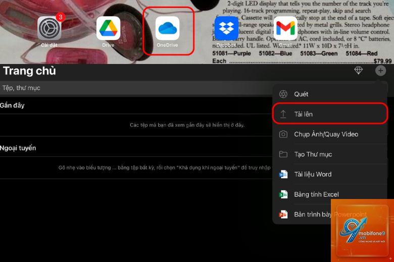 Cách tải dữ liệu từ OneDrive về iPad - Hình 4