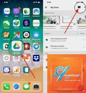 Cách tải file từ Google Drive về iPad