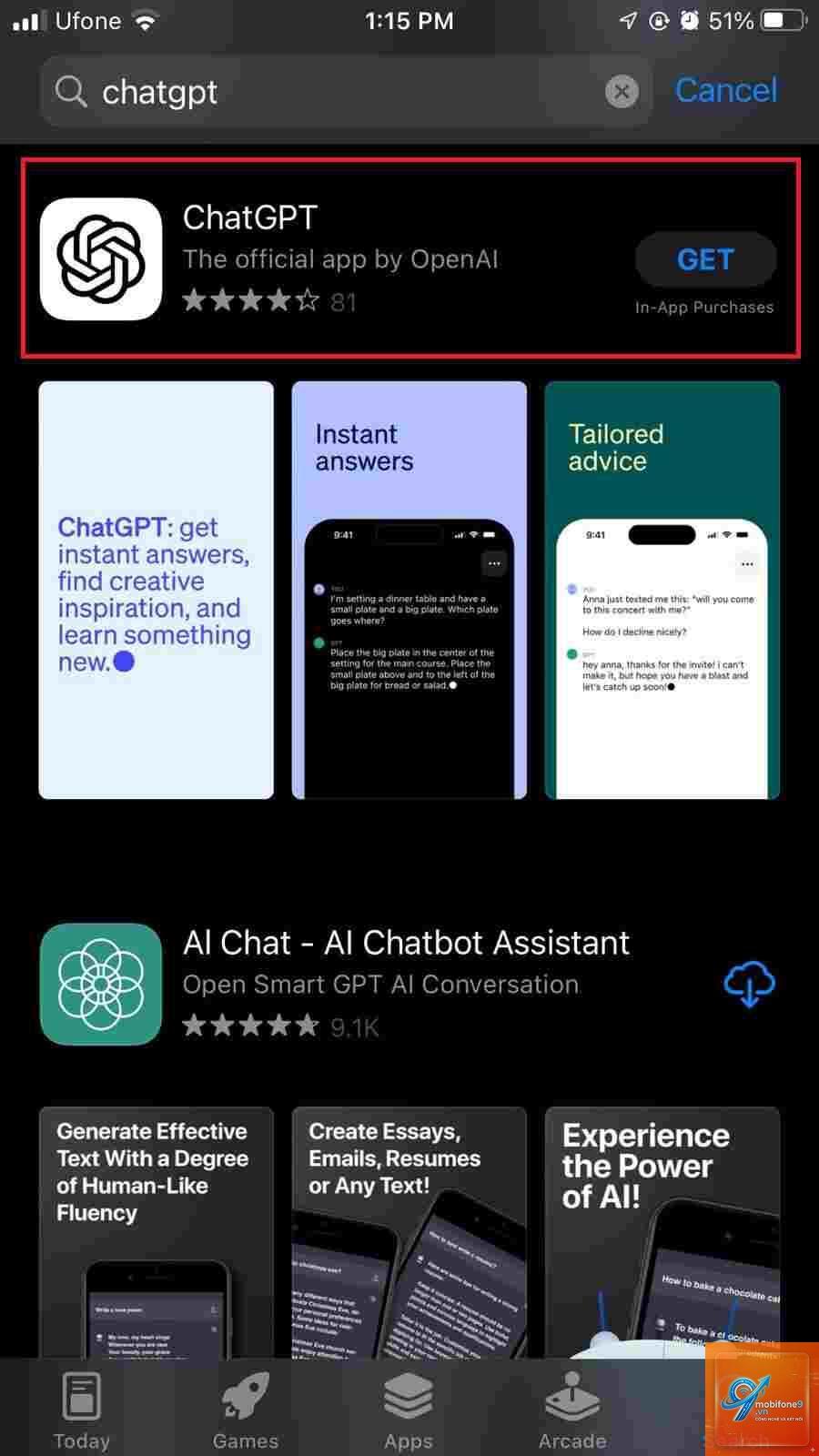ChatGPT trên iPad - Hình 2