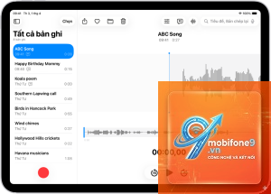 Ứng dụng ghi âm trên iPad