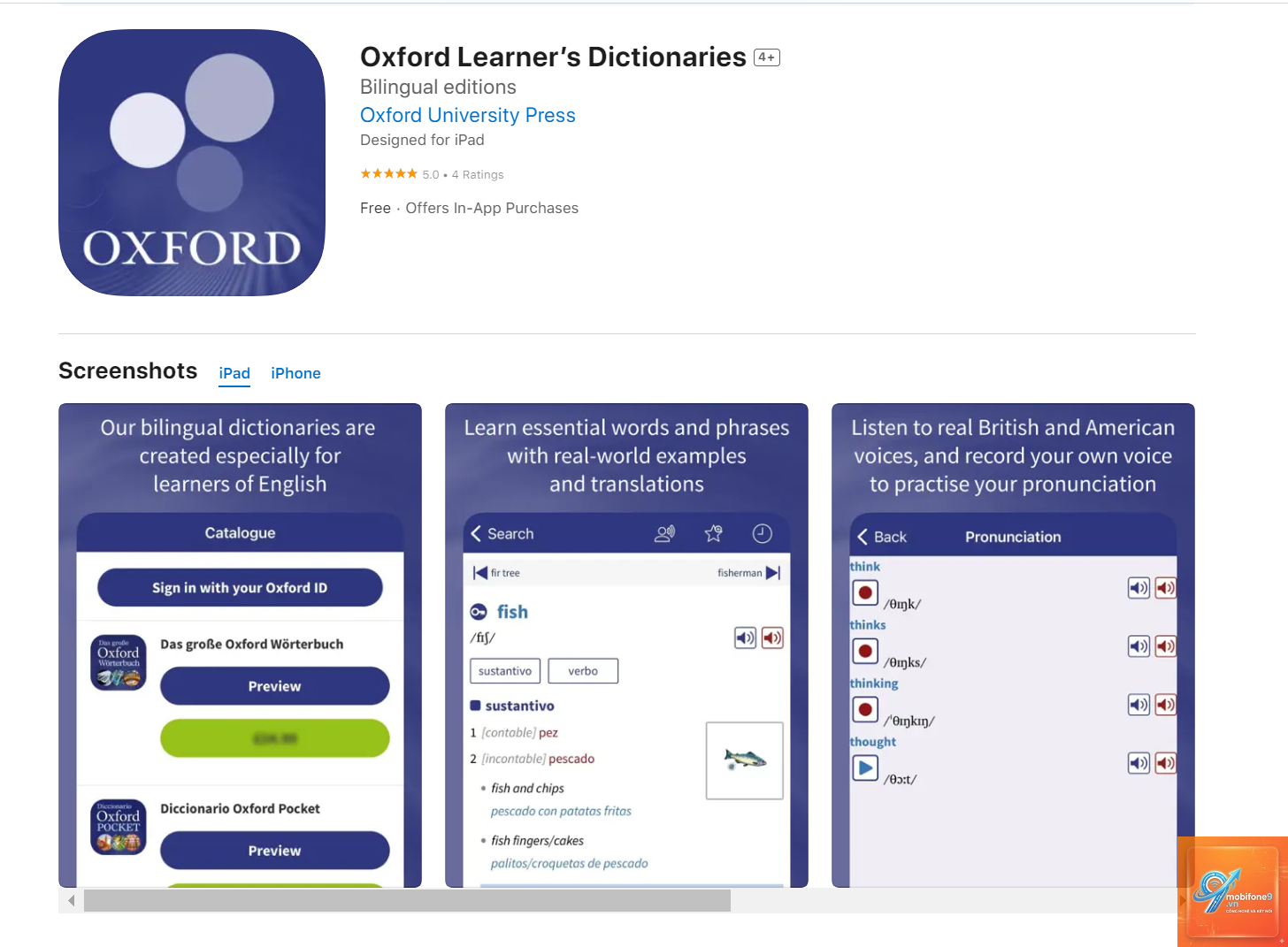Ứng dụng học IELTS trên iPad - Hình 1