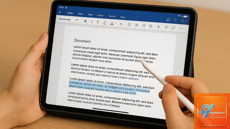 Word trên iPad có giống máy tính không - Hình 4