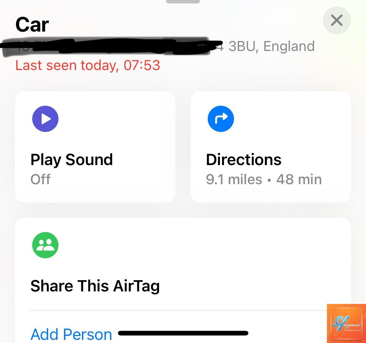 airtag không cập nhật vị trí - Hình 1
