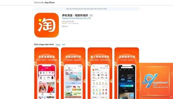 app Taobao tiếng Việt trên iPhone - Hình 5