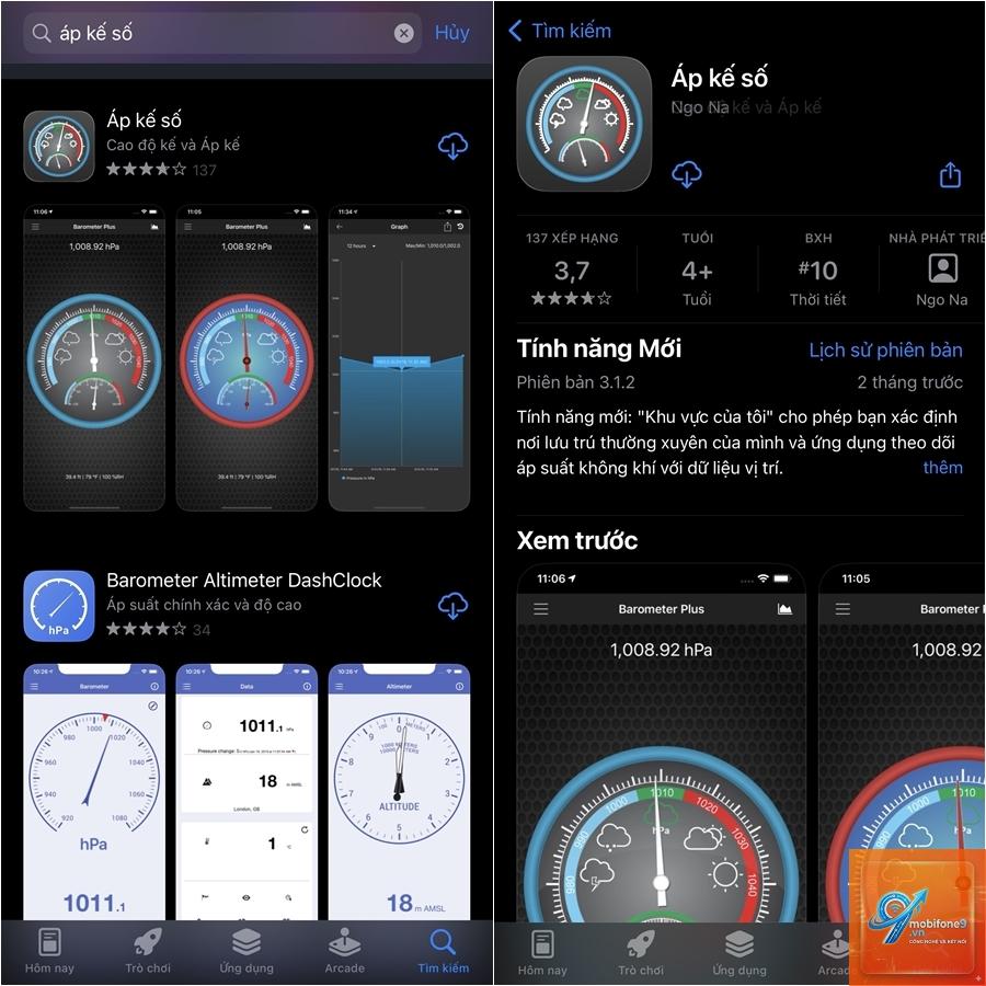 app đo áp suất trên iPhone - Hình 3
