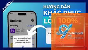 app store bị khóa tài khoản
