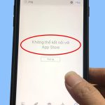 app store bị lỗi kết nối