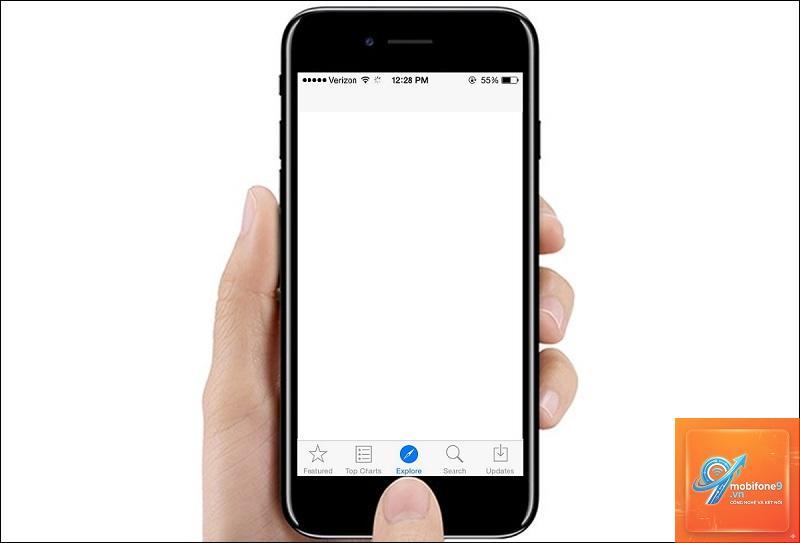 app store bị trắng màn hình - Hình 1