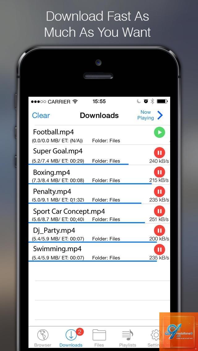 app tải video cho iPhone - Hình 5