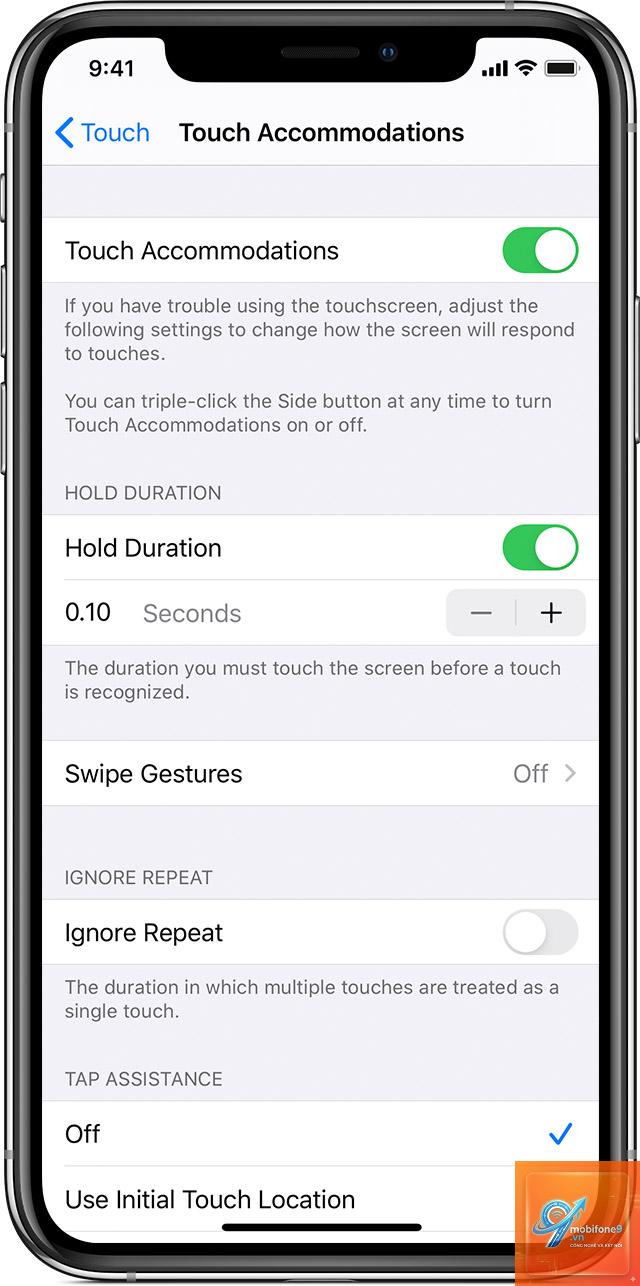 apple accessibility settings - Hình 5