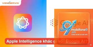apple ai khác google ai như thế nào
