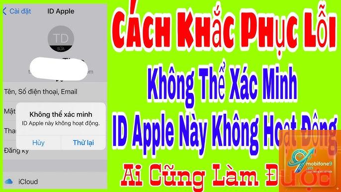 apple id không xác minh được - Hình 5