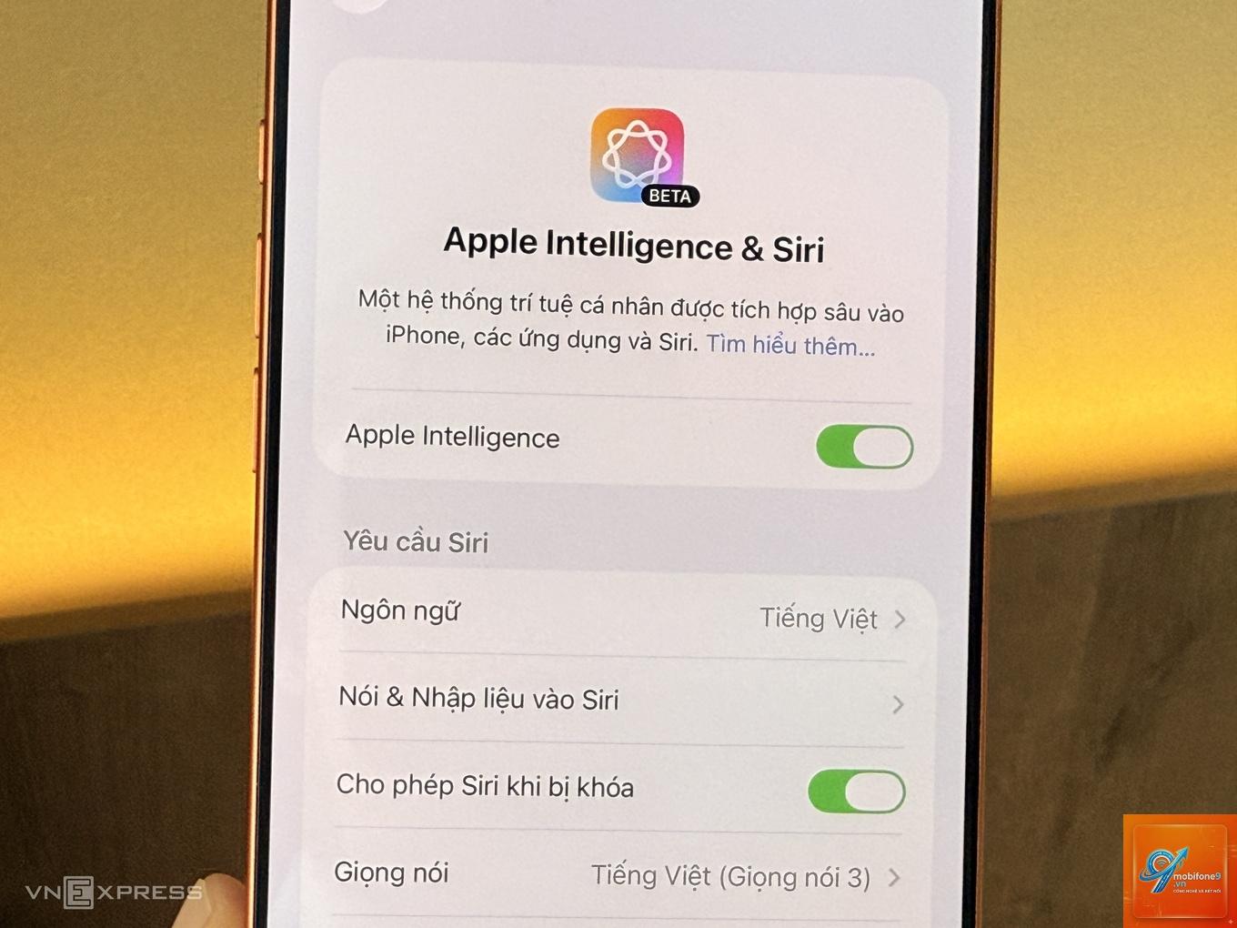 apple intelligence có hỗ trợ tiếng việt không - Hình 4