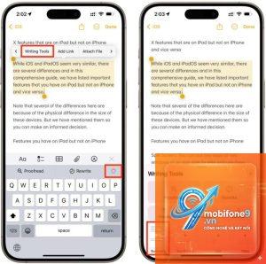 apple intelligence không tóm tắt được văn bản
