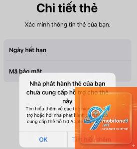 apple pay không xác minh được ngân hàng