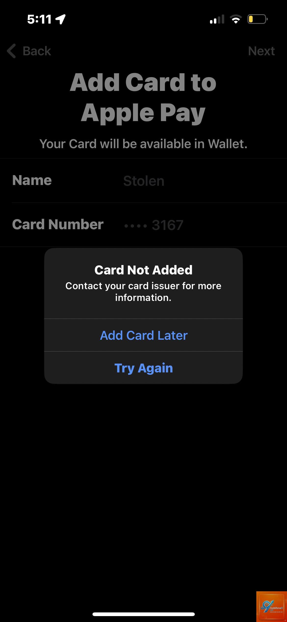 apple wallet không thêm được thẻ - Hình 4