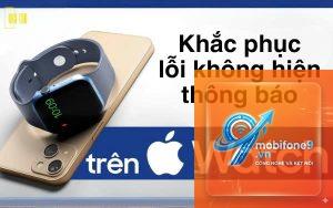 apple watch không nhận thông báo