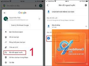 bản đồ ngoại tuyến cho iPhone
