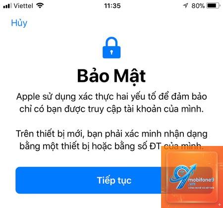 bảo mật iPhone trên iCloud - Hình 1