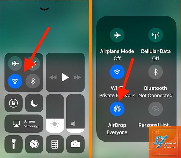 bật AirDrop trên iPhone - Hình 3