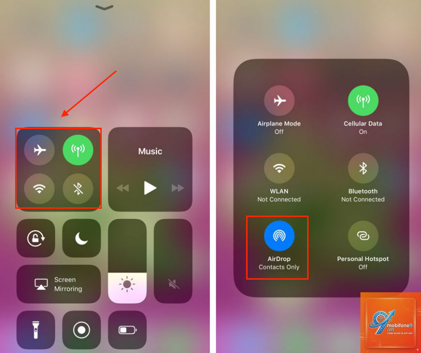 bật AirDrop trên iPhone - Hình 4