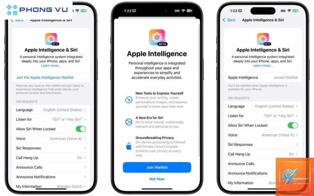 bật Apple Intelligence trên iPhone - Hình 5