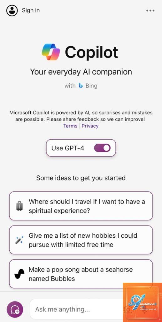 bật Copilot trên iPhone - Hình 2