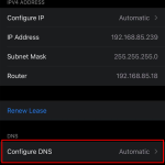 bật DNS riêng trên iPhone