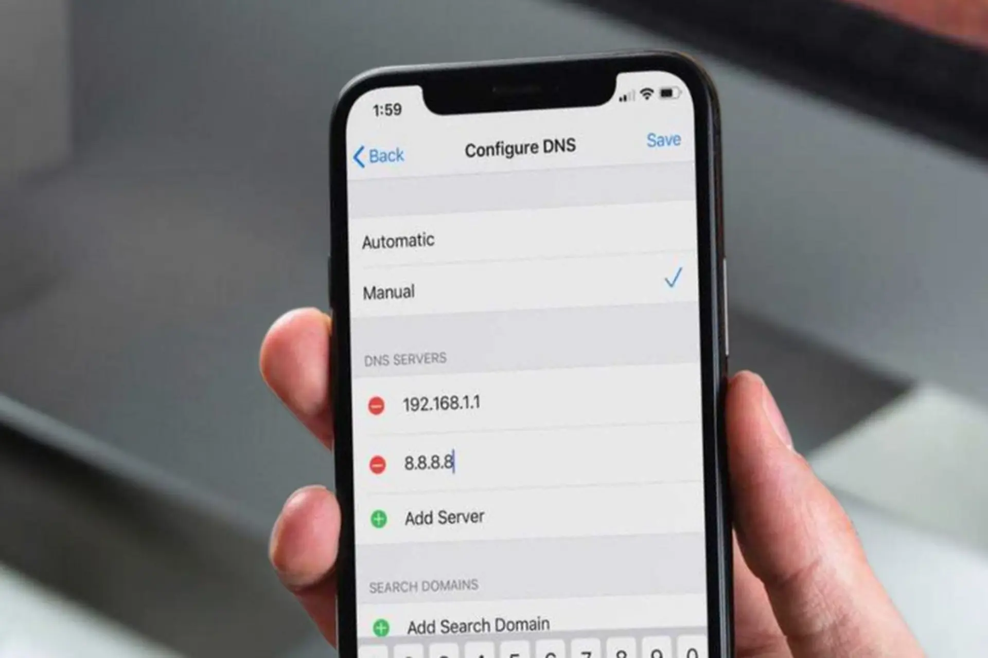 bật DNS riêng trên iPhone - Hình 4