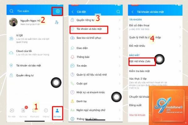 bật Face ID cho Zalo trên iPhone - Hình 1