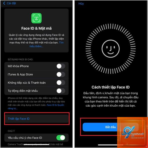 bật Face ID cho ứng dụng ngân hàng - Hình 4