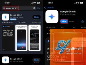 bật Gemini trên iPhone