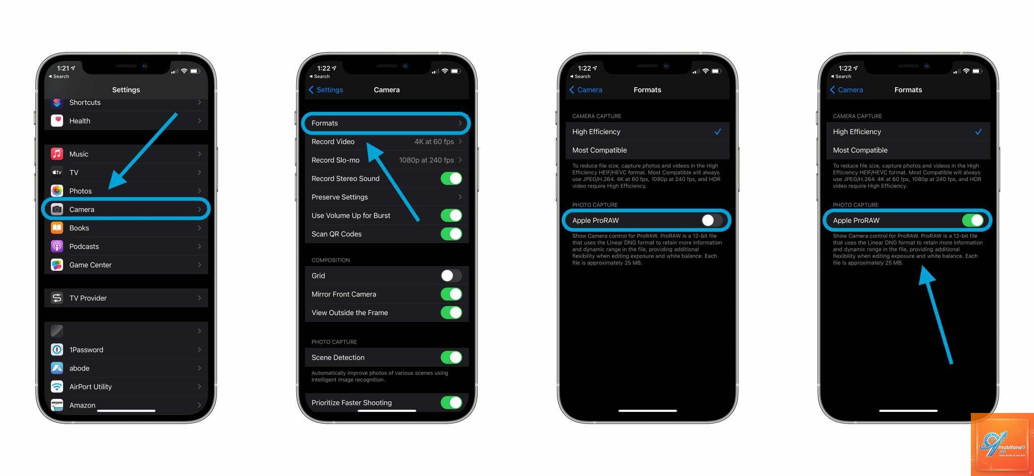 bật ProRAW trên iPhone - Hình 3