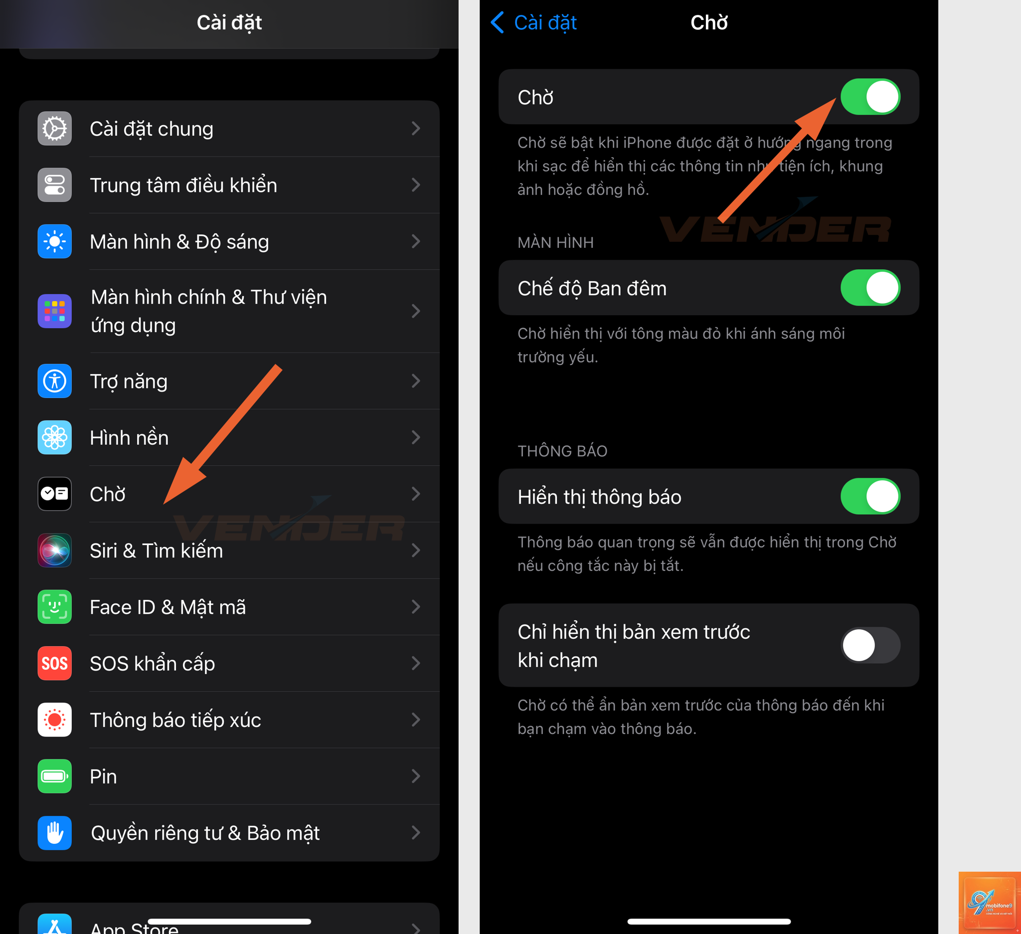 bật StandBy trên iPhone - Hình 1