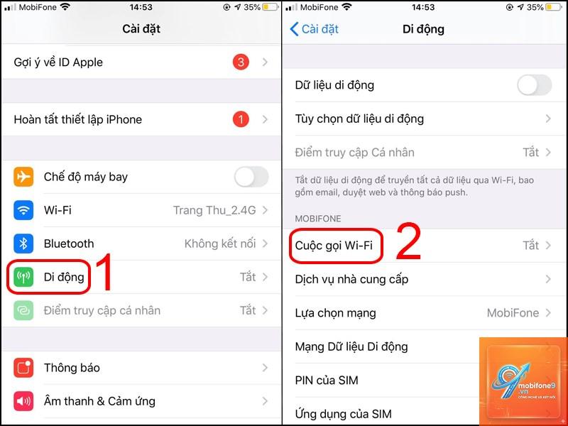 bật WiFi Calling trên iPhone - Hình 1