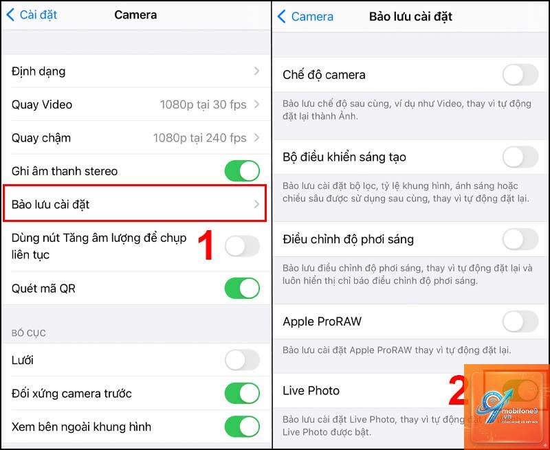 bật âm thanh chụp ảnh trên iPhone - Hình 2