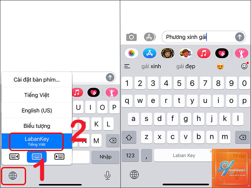 bật bàn phím Telex trên iPhone - Hình 5