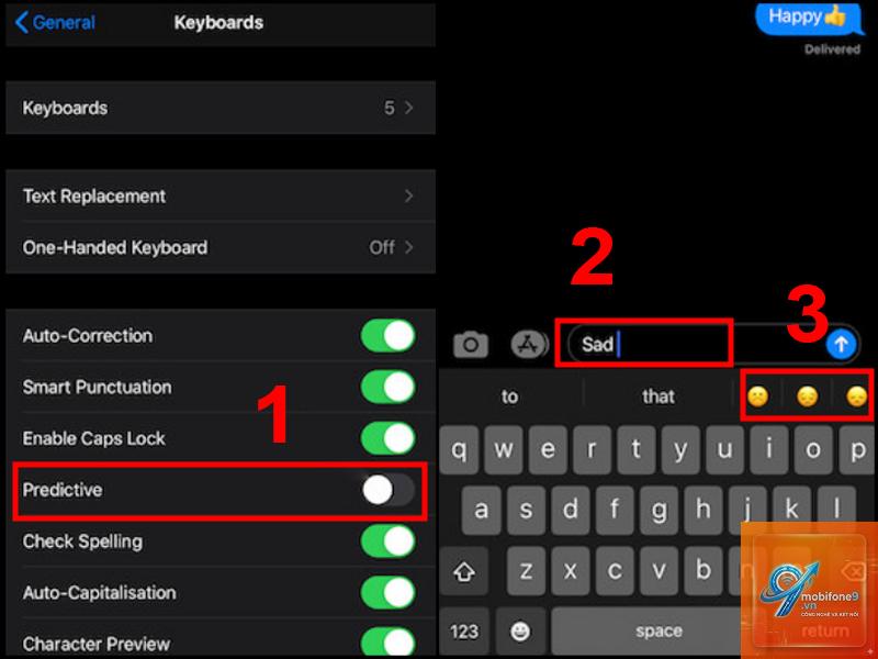 bật bàn phím emoji trên iPhone - Hình 2