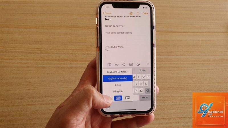 bật bàn phím một tay trên iPhone - Hình 4