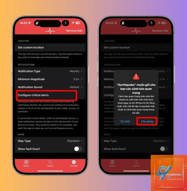 bật cảnh báo động đất trên iPhone - Hình 3
