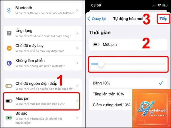 bật cảnh báo pin yếu trên iPhone - Hình 3