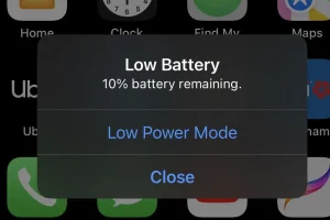 bật cảnh báo pin yếu trên iPhone