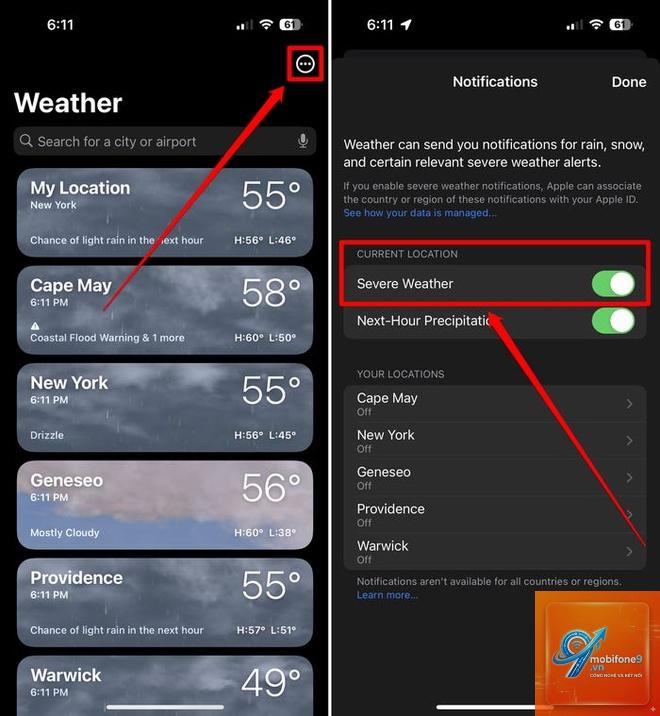 bật cảnh báo thiên tai trên iPhone - Hình 2