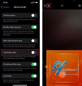 bật chế độ chụp đêm trên iPhone