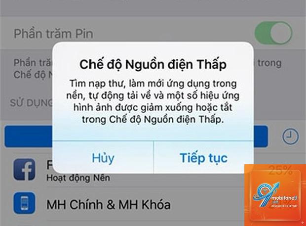 bật chế độ nguồn điện thấp trên iPhone - Hình 4