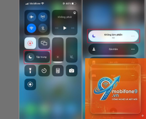 bật chế độ tập trung trên iPhone